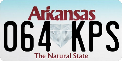 AR license plate 064KPS