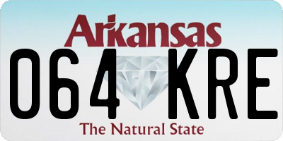 AR license plate 064KRE