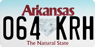 AR license plate 064KRH