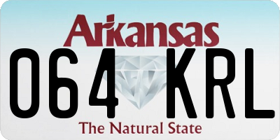 AR license plate 064KRL