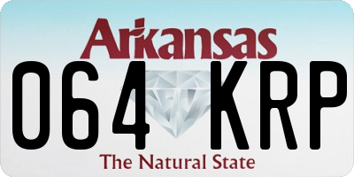 AR license plate 064KRP