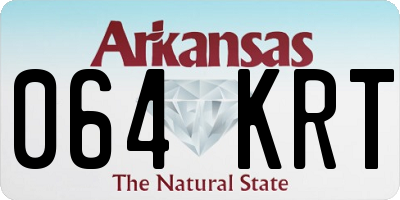 AR license plate 064KRT