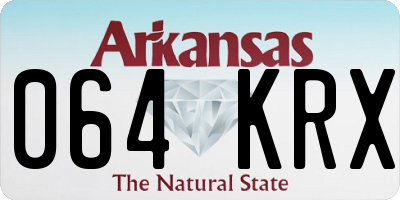 AR license plate 064KRX