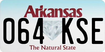 AR license plate 064KSE