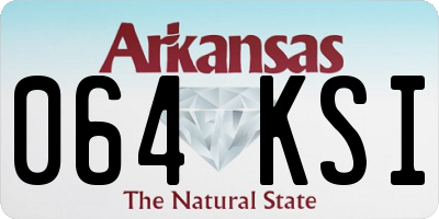 AR license plate 064KSI