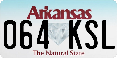 AR license plate 064KSL