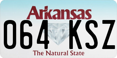 AR license plate 064KSZ