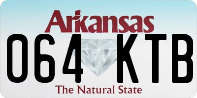 AR license plate 064KTB