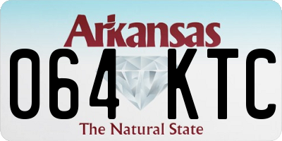 AR license plate 064KTC