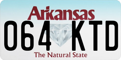 AR license plate 064KTD