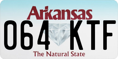 AR license plate 064KTF