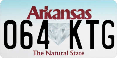 AR license plate 064KTG