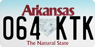 AR license plate 064KTK