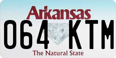 AR license plate 064KTM