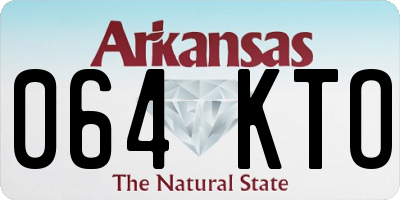 AR license plate 064KTO