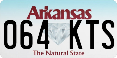 AR license plate 064KTS