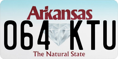 AR license plate 064KTU