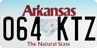 AR license plate 064KTZ