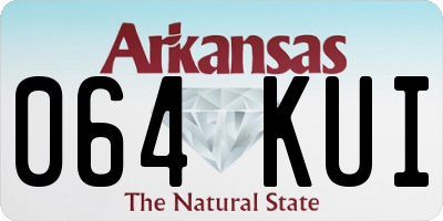 AR license plate 064KUI