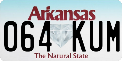 AR license plate 064KUM