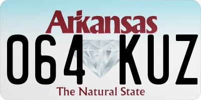 AR license plate 064KUZ