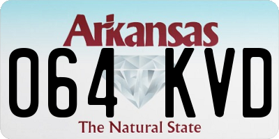 AR license plate 064KVD