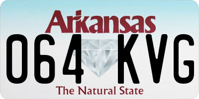 AR license plate 064KVG