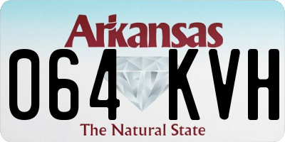 AR license plate 064KVH