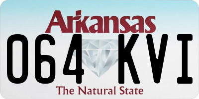 AR license plate 064KVI