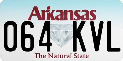 AR license plate 064KVL