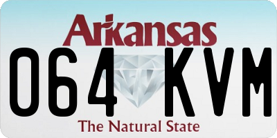 AR license plate 064KVM