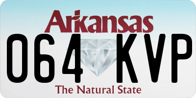 AR license plate 064KVP