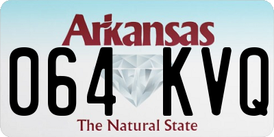 AR license plate 064KVQ