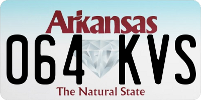 AR license plate 064KVS
