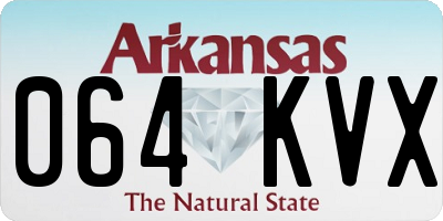 AR license plate 064KVX