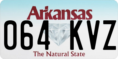 AR license plate 064KVZ