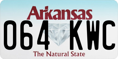 AR license plate 064KWC