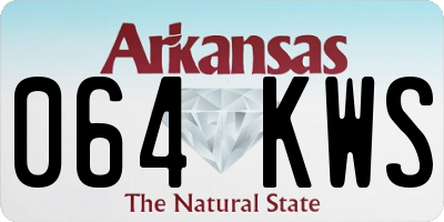 AR license plate 064KWS