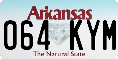 AR license plate 064KYM