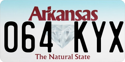 AR license plate 064KYX