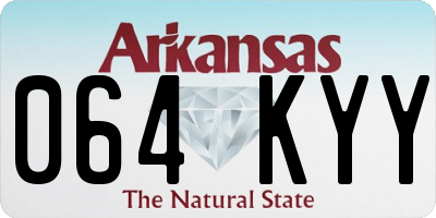AR license plate 064KYY
