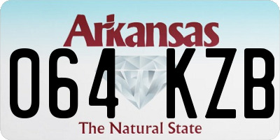 AR license plate 064KZB