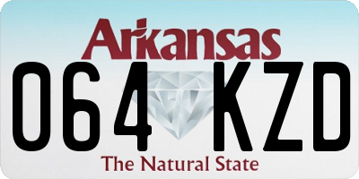AR license plate 064KZD