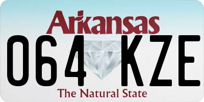 AR license plate 064KZE