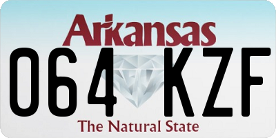 AR license plate 064KZF