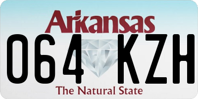 AR license plate 064KZH