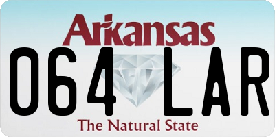 AR license plate 064LAR