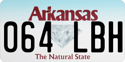 AR license plate 064LBH