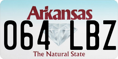 AR license plate 064LBZ