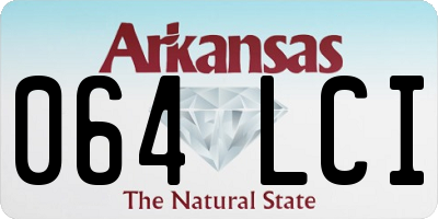AR license plate 064LCI